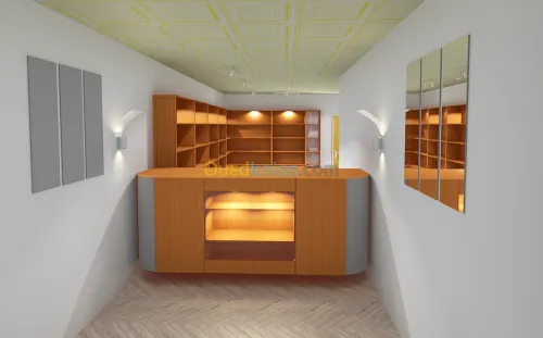 conception cuisine équipée dressing 