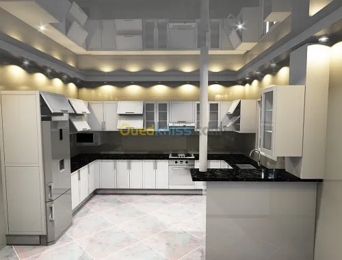 conception cuisine équipée dressing 