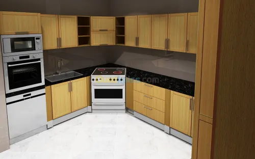 conception cuisine équipée dressing 