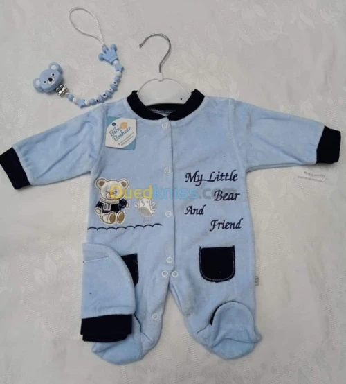 Grenouillère en velours