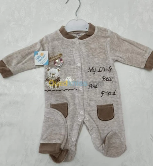 Grenouillère en velours