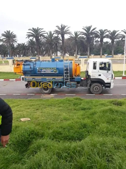 Camion Vidange Débouchage Canalisation Curage