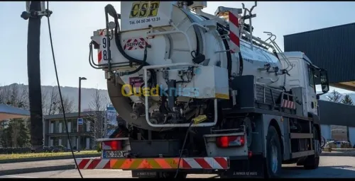 Camion Débouchage curage canalisation vidange