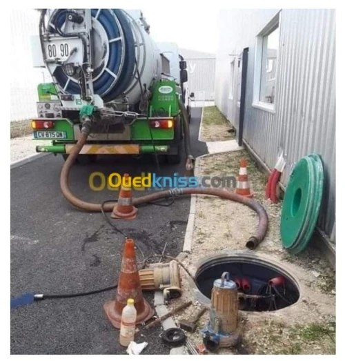Camion Débouchage curage canalisation vidange