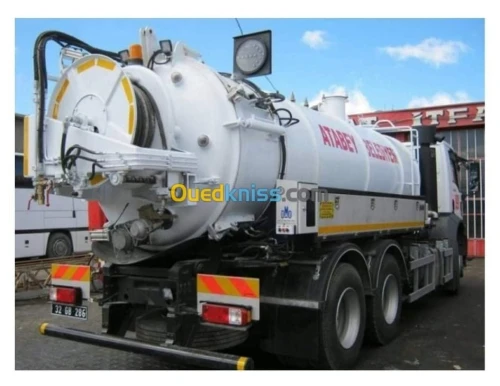 Camion Débouchage curage canalisation vidange