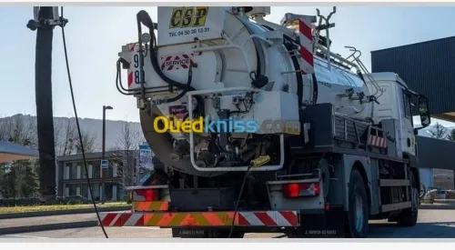 Camion Débouchage curage canalisation vidange