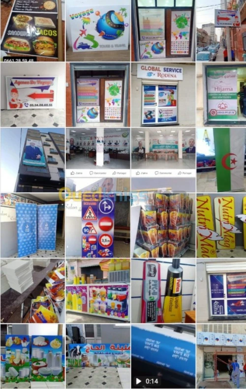 Impression 3m20 bache autocollant one 