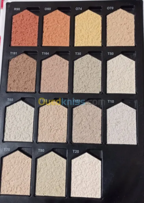 Enduit monocouche pour façade 