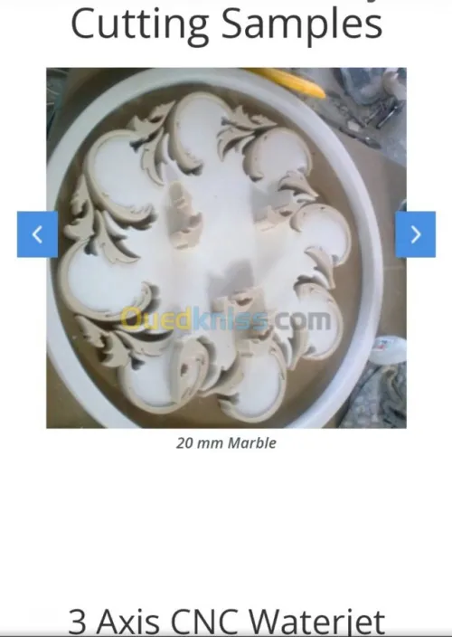 Machine de découpe Jet d'eau