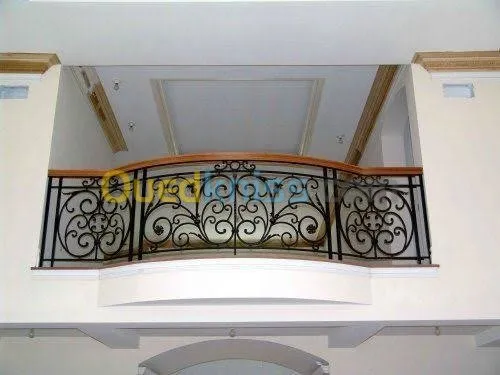 Réalisation des Rampe d'escalier inox