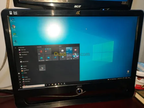 PC bureau + 2× ecran + Table