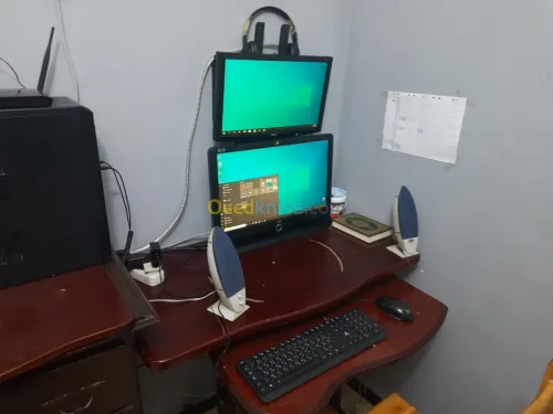 PC bureau + 2× ecran + Table