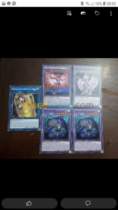 Cartes yu gi oh original à vendre 