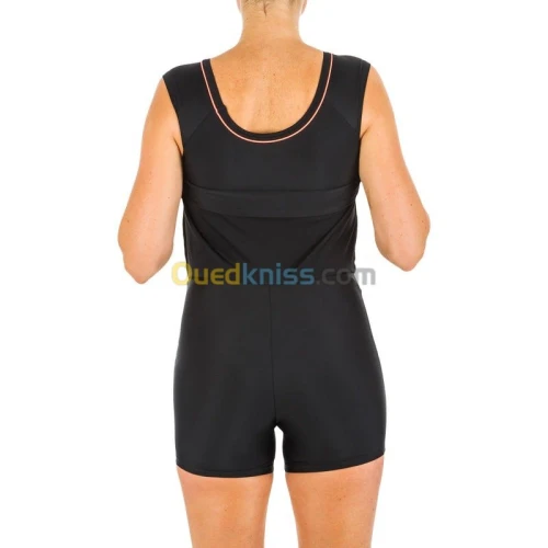 Maillot Decathlon de bain de natation femme une pièce una noir