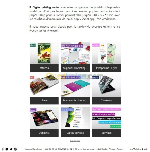 Impression numérique & Publicité