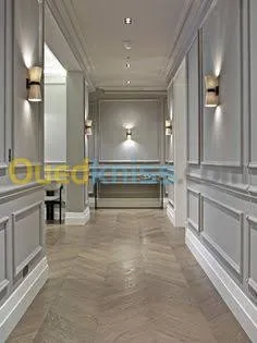 Placoplatre et  décoration  moulure 