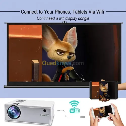 Data Show Cheerlux LED Wifi HD C8