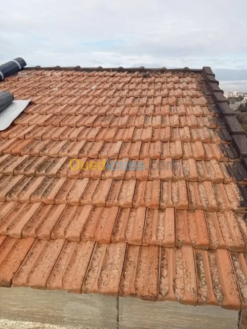 chape et membrane goudronne