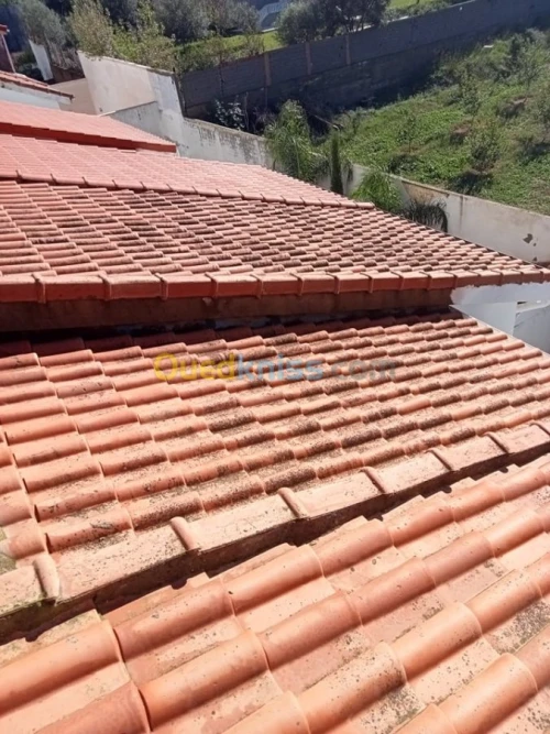 chape et membrane goudronne