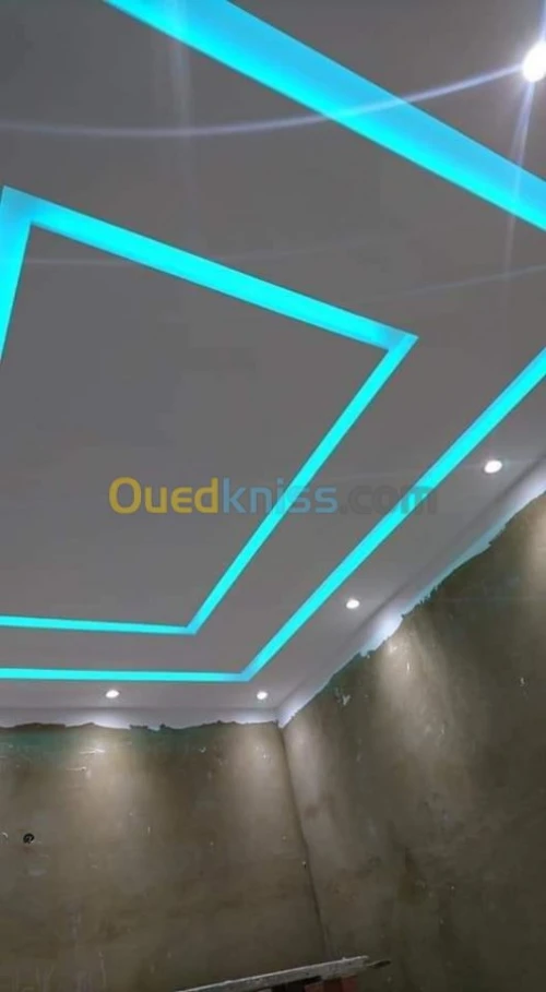 montage placo platre, Pvc 