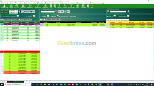 Logiciel gestion  hôtelière complète