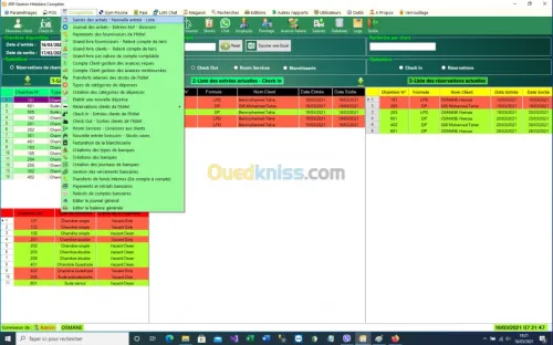 Logiciel gestion  hôtelière complète