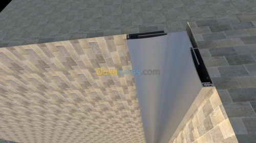 COUVRE JOINT DE DILATATION Façade / Mur / Plafond  EN ALUMINIUM /  MADE IN BLADI 