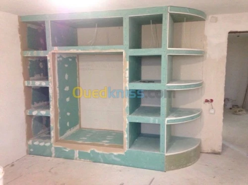 placoplatre pvc  & electricite 