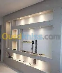 placoplatre pvc  & electricite 