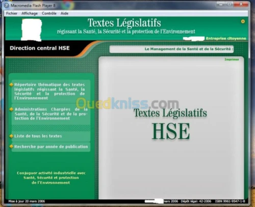 hygiène sécurité environnement Algérie