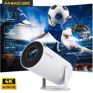 MAGCUBIC Projector HY300 PRO 8K Android 14 Dual Wifi6 290ANSI Allwinner H726 BT5.4 1080P