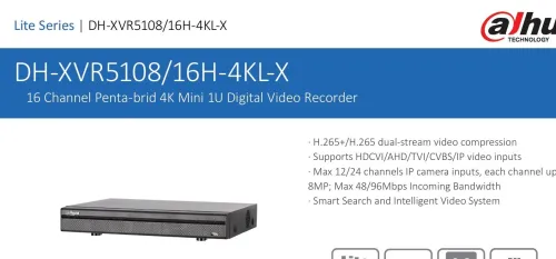 Pack Surveillance COMPLET : 6 Caméras Dahua 4MP + DVR 16 Canaux 4K + Switch 24D + Accessoires 