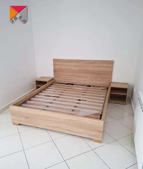 Chambre a coucher aménagée sur mesure      ****     Bien être utile      ****