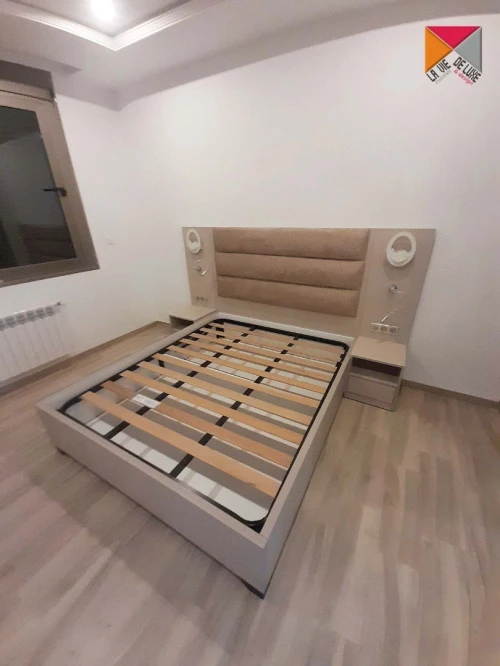 Chambre a coucher aménagée sur mesure      ****     Bien être utile      ****