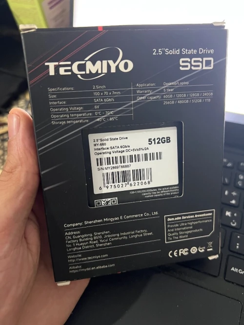 Disque dur SSD 512 Gb