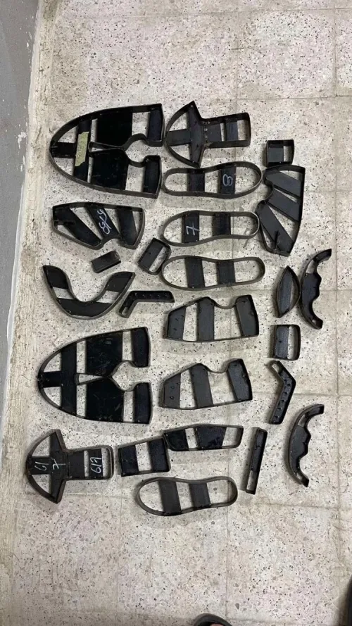 Machine usine chaussures 