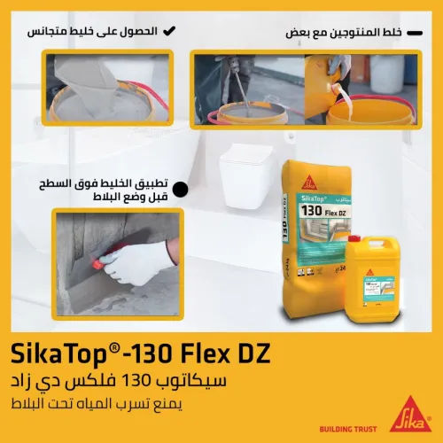 Sika Top 130 étanchéité sous carrelage (SDB, Hammam, Balcon..) 
