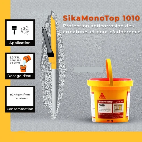 Sika Monotop 1010 Anti corrosion ضد تآكل الحديد