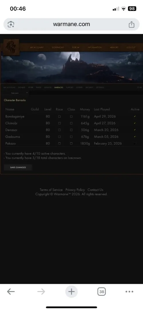 Warmane wow compte