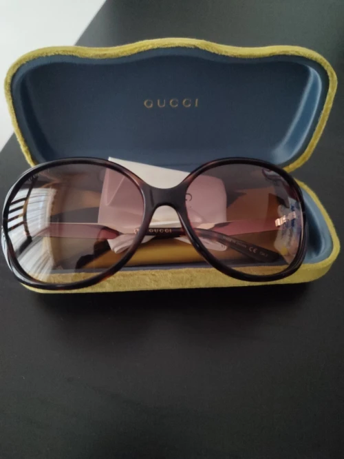 Lunette de soleil Gucci Havana/Gold