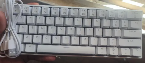 Clavier mécanique k61 red switch 60% rgb