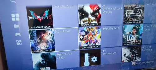 Ps4 slim 1tb flashé 12.50 2216b maftouha nettoyage 2 manette