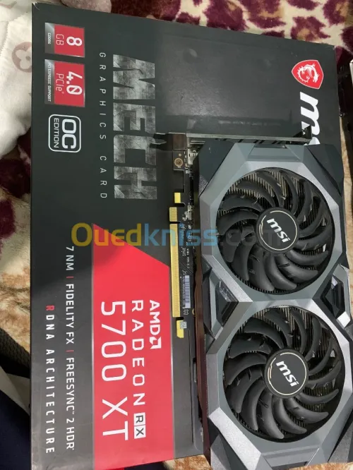 Msi rx 5700xt oc édition avec la boite 