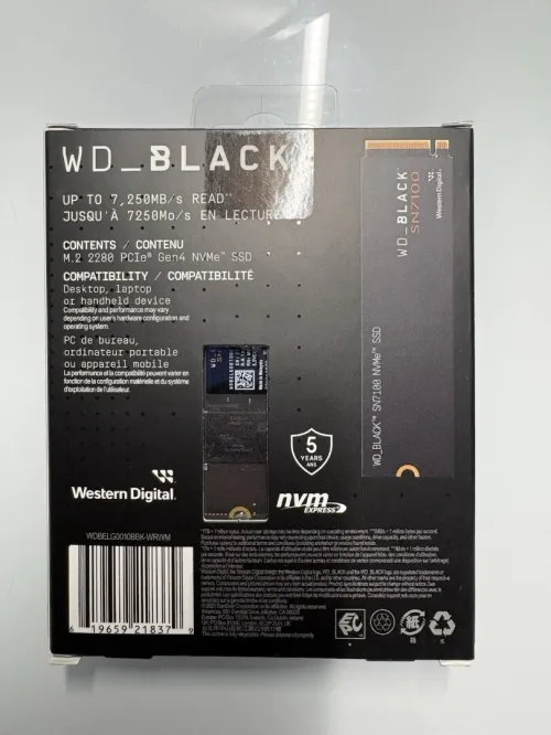 WD Black SN7100 PCIe Gen 4 NVMe SSD 1TB -- PROMOTION
