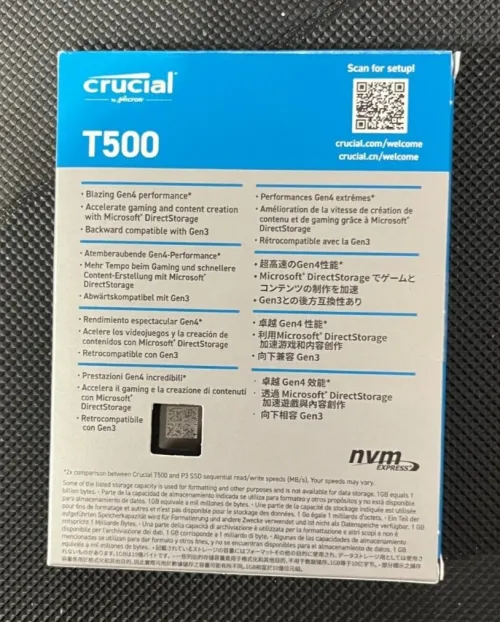 Crucial T500 PRO 1TB PCIe Gen 4 NVMe SSD -- PROMOTION