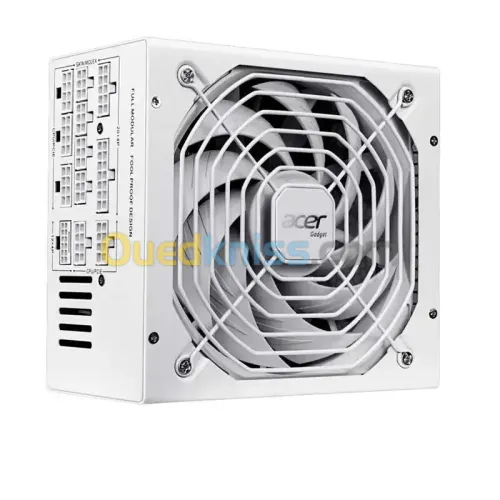 ALIMENTATION ACER 750W 80+ BRONZE FULL MODULAIR WHITE