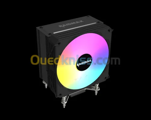 CPU AIR COOLING Raidmax AC1204KPB ARGB Noir - Performance Thermique et Esthétique RGB
