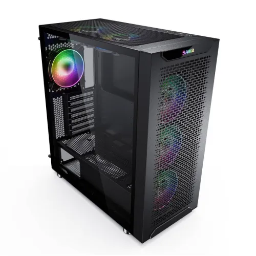 BOITIER HYBROK RS6 4 FANS ARGB BLACK