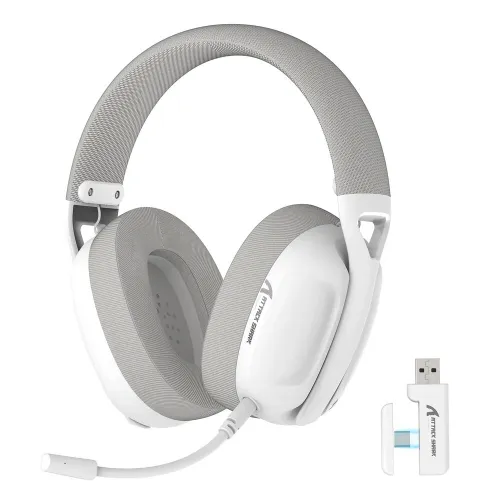 CASQUE ATTACK SHARK L80 TRI-MODE WIRELESS WHITE
