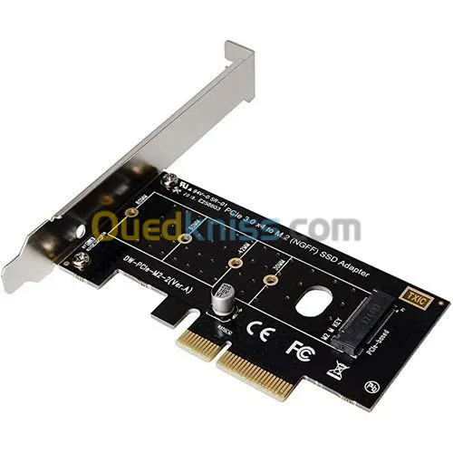 CARTE PCI EXPRESS PCIE POUR EXTENSION DISQUE DUR SSD M.2 NVME - AUGMENTEZ VOTRE CAPACITÉ DE STOCKAGE